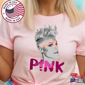Pnk Singer Summer Carnival Tour T-Shirt Trustfall Album Shirt Classic Unisex 1